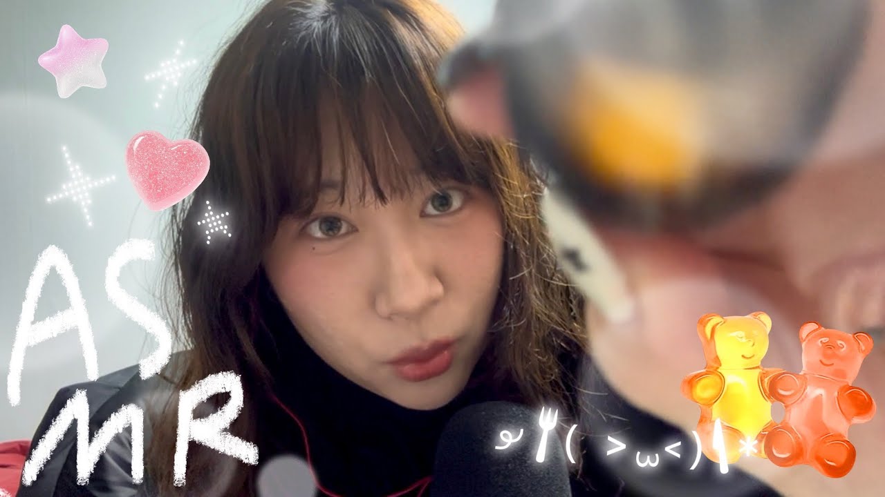 ASMR 힐링트리오🫧😴 | 오일마사지,스트레스볼,젤리얼먹 먹방 ෆ | 고인물 asmr | 탭핑, 입소리, 핸드무빙, 시각적팅글 (토킹/노토킹)