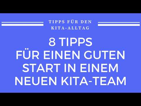 8 Tipps für einen guten Start in einem neuen Kita-Team