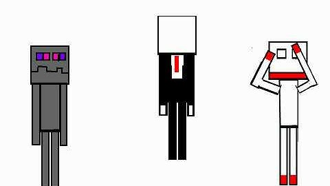 SCP 096 vs Enderman vs Slenderman