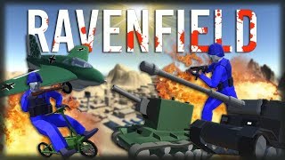 CARROS, JATOS, TANQUES E ARMAS DA SEGUNDA GUERRA!! - Jogando Ravenfield