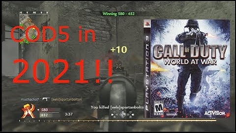 THIS IS PS3 COD5 WAW in 2021....