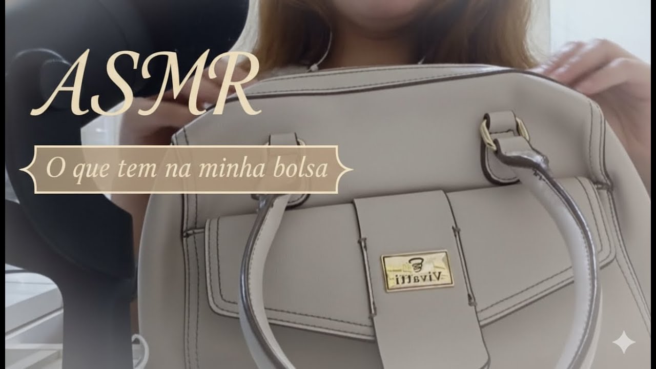 ASMR O Que Tem na Minha Bolsa? 🎒@nathaliarodrigues1009 💖✨