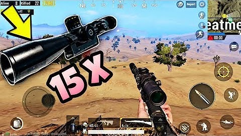 How to Get 15x Scope in PUBG Mobile - New tips and secret trick