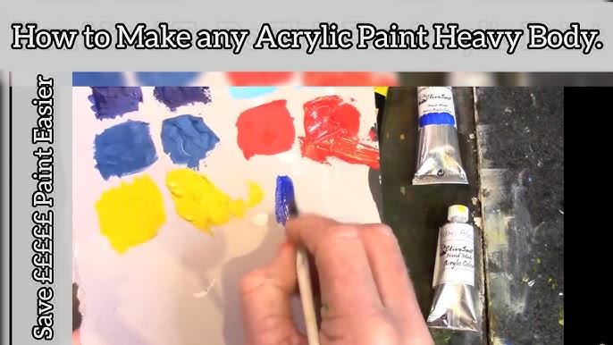 How to use paper for acrylic Painting : Painting Basics 