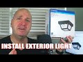 How to install an outdoor flush mount light this westinghouse lantern light is only 23