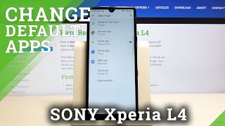How to Change Default App in SONY Xperia L4 – Default App Settings screenshot 4