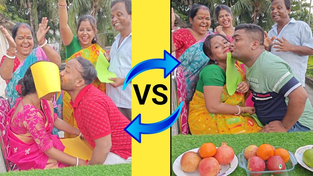 Hold The Paper With Your Mouth 😂 Funny Challenge Video