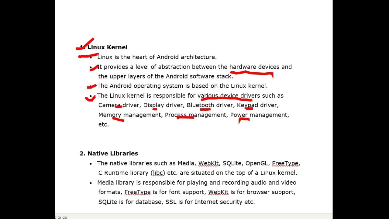 Mobile Application Development||Android architecture || Android software stack (Hindi/English)
