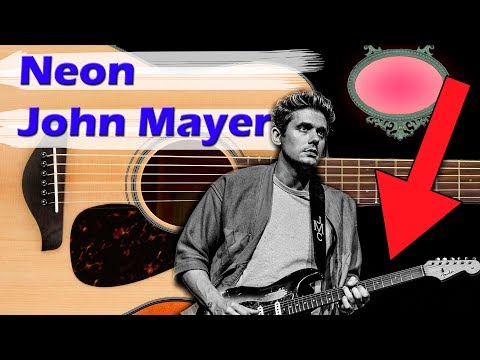 neon guitar tuning john mayer cadgbe