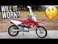 We SNORKELED A DIRTBIKE!! | Took it through a POND!