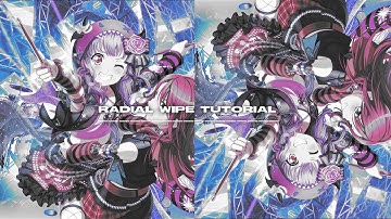 Radial wipe transition || alight motion