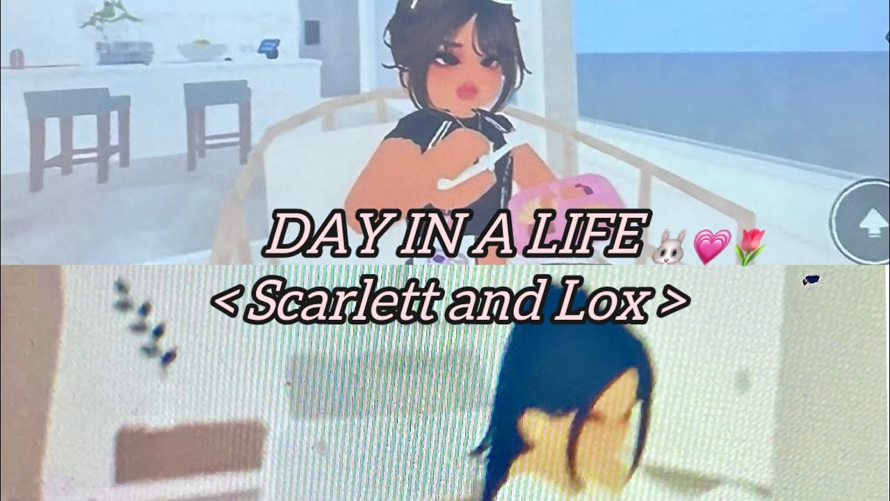 day in life of Scarlett and Lox 🐰🌷🫧