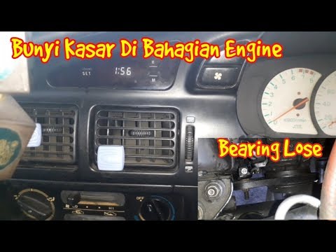 Bunyi Kasar di bahagian engine/belting, ini punca nya. #bearingLose #Automotif #Wira