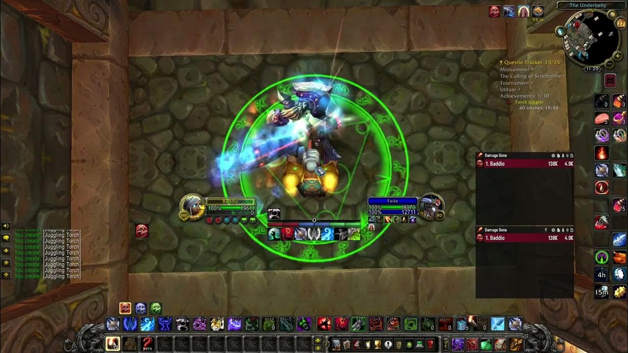 Torch Juggler Achievement Easiest Method WotLK Classic YouTube