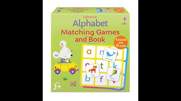Alphabet Matching Games and Book Usborne