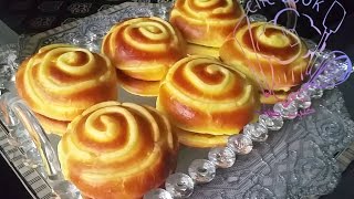 أسراركرص بريوش قراشل رطب و خفيف اكثر من القطن بطريقة تزيين مختلفة /brioche marocaine