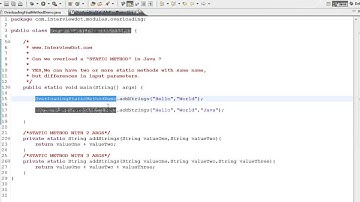 TAMIL CAN WE OVERLOAD STATIC METHOD IN JAVA DEMO