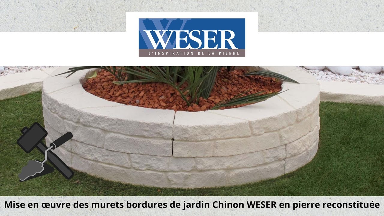 Muret-Bordure de jardin Chinon | Weser SAS