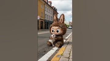 Poor labubu so sad  #labubu #cute #popmart