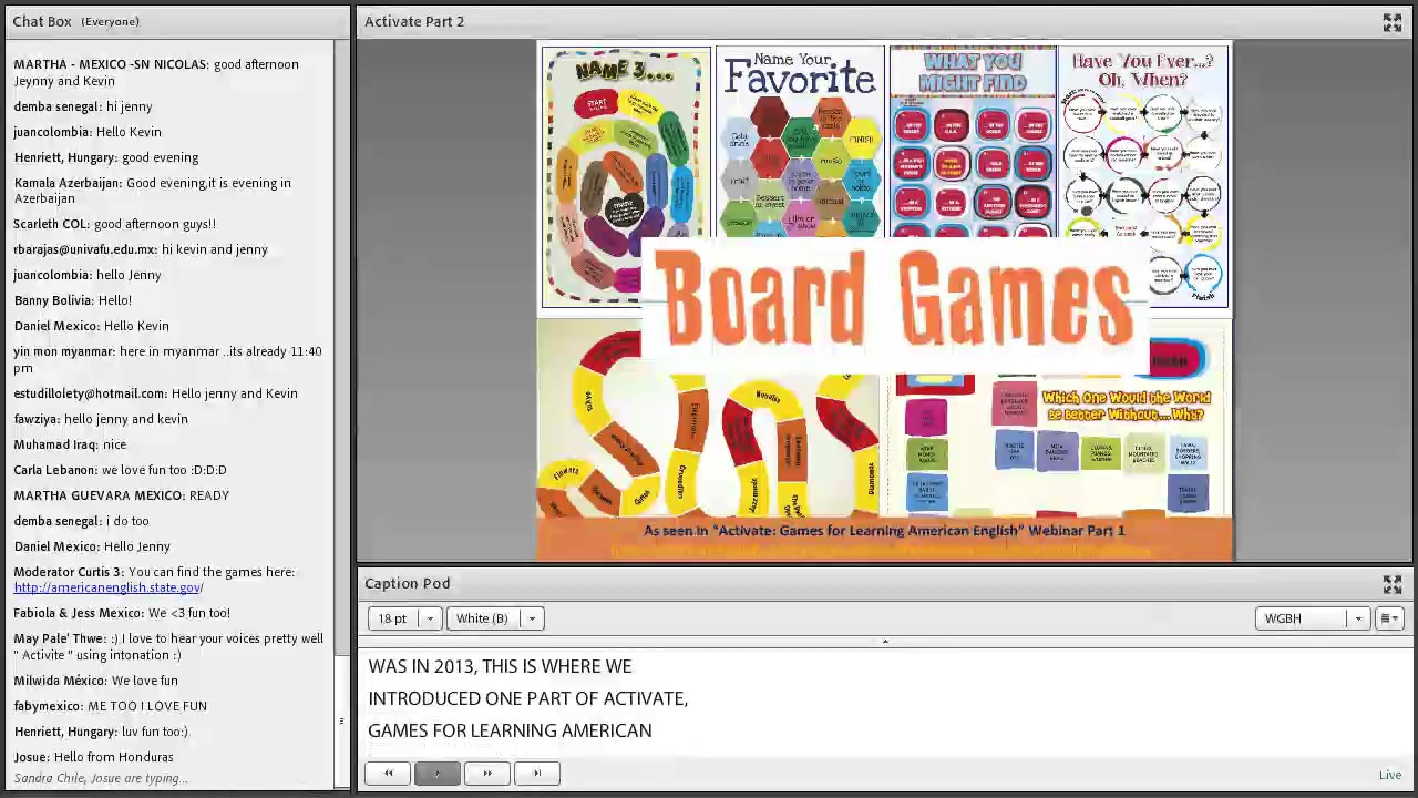 Activate Games for Learning American English: Board Games