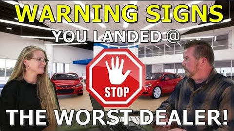 WARNING SIGNS (RED FLAGS) YOU