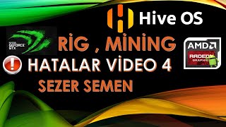 Hiveos Mining Rig Hata Video 4