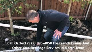 French Drain Contractor In McKinney And Collin And Grayson County