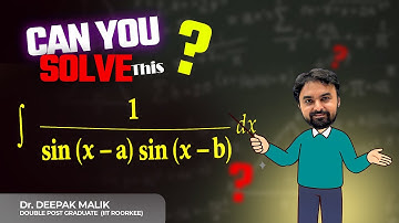 Can You Solve This Tough Integration? | IITian Challenge by Dr. Deepak Malik