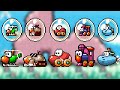 Yoshi's Island - All Yoshi Transformations. ᴴᴰ