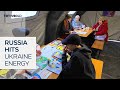 Russian attacks leave parts of Ukraine without power and heating