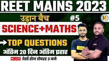 REET Mains Level 1 & Level 2 Maths Science Top Questions | REET 3rd Grade Math Science | Exampur