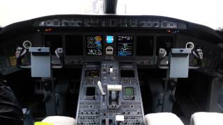Global Express APU start.