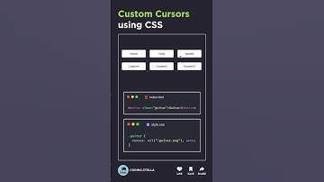 CSS Custom Cursor ☠️ #cssanimation #css