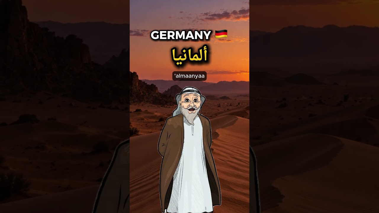 Learn how to say these countries in Arabic