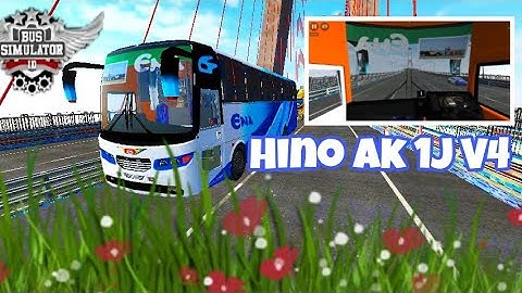 Hino AK 1j V4 Mod | Bus Simulator Indonesia | MD.T.R.K #viral #bussimulatorindonesia