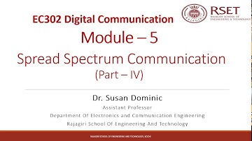 EC302 Digital Communication Module 5 Part 4