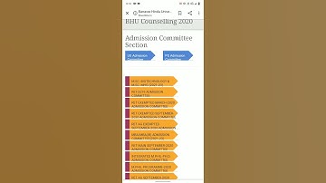 BHU UET COUNCELLING 2021
