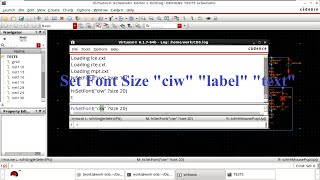 How to Set Font Size 'CIW', Label, Text in Cadence.