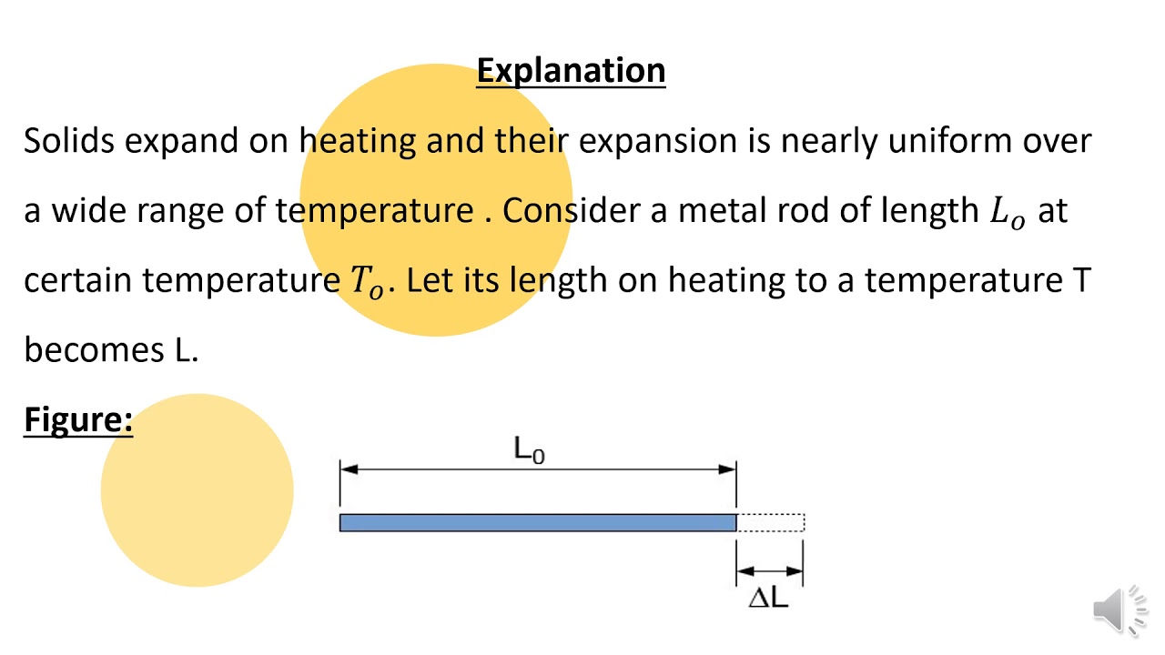 unit#08, Linear thermal expansion - YouTube