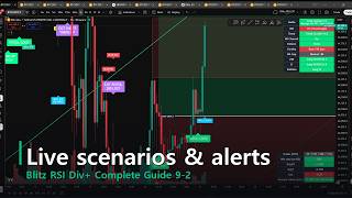 Blitz RSI Div+ Complete Guide ⑨-2 Live Scenarios, Alerts & Journal