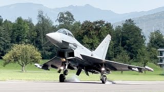 Eurofighter Typhoon 🇩🇪 am ZigAirMeet 2023 ganzes Display Flugshow 4K HDR