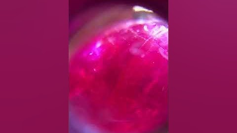 Bên trong viên đá ruby tự nhiên có gì? Khi soi dưới kính lúp 60x - IRUBY