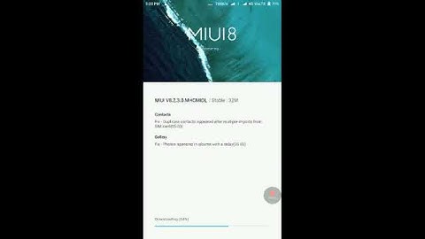 redmi note 3 new OTA update  MIUI V8.2.3.0 MHOMIDL