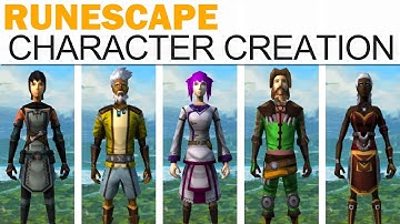 RuneScape - Full Character Creation (Male & Female, Hair Styles, Outfits, More!)