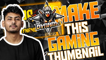How To Make A Gaming Thumbnail On Android like Dynamo | Dynamo Gaming Thumbnail
