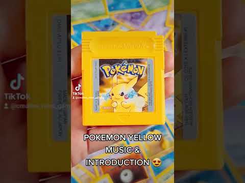 90 S Pokemon Yellow Pikachu Nintendo Gameboy Music Introduction WATCH TILL THE END Pokemon