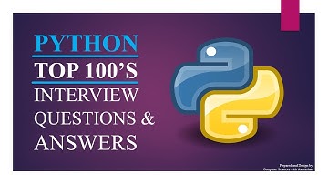 Python Interview Questions and Answers | Part-I | Python tutorials | #Pythoninterviewquestions