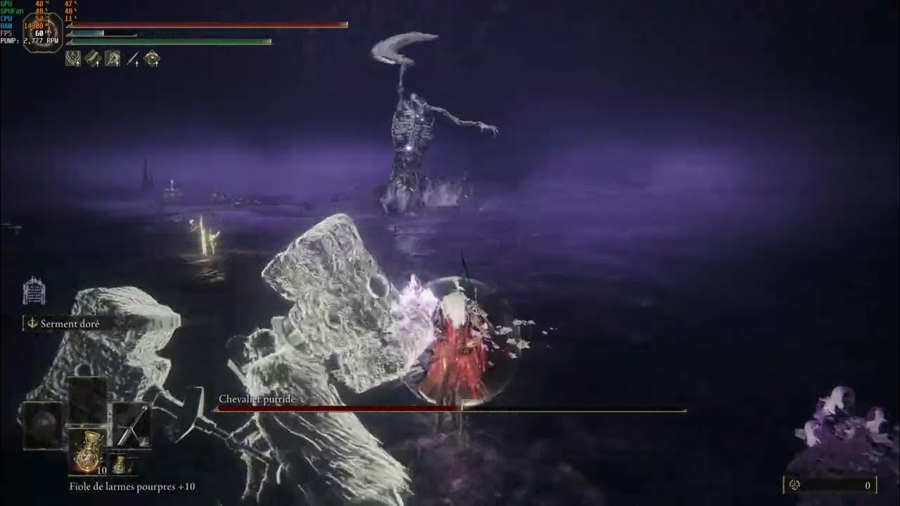 Elden Ring Chevalier putride(Putrescent Knight) No hit / Level 125 Claymore YouTube