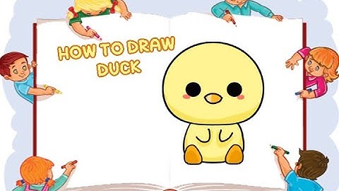 HOW TO DRAW DUCK | ANIMAL PHOTOSHOP DRAWING | EASY STEP BY STEP TUTORIAL