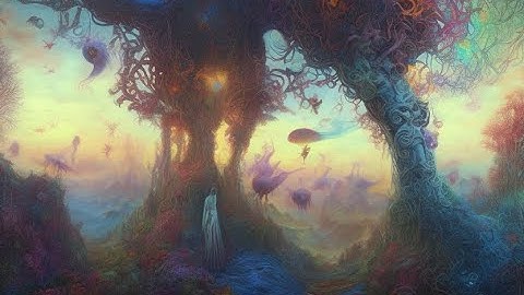 [GPT3 & Stable Diffusion 2.1 Animation]    Explore A Fantastical Vibrant Surreal Land W  Dreamy Crea